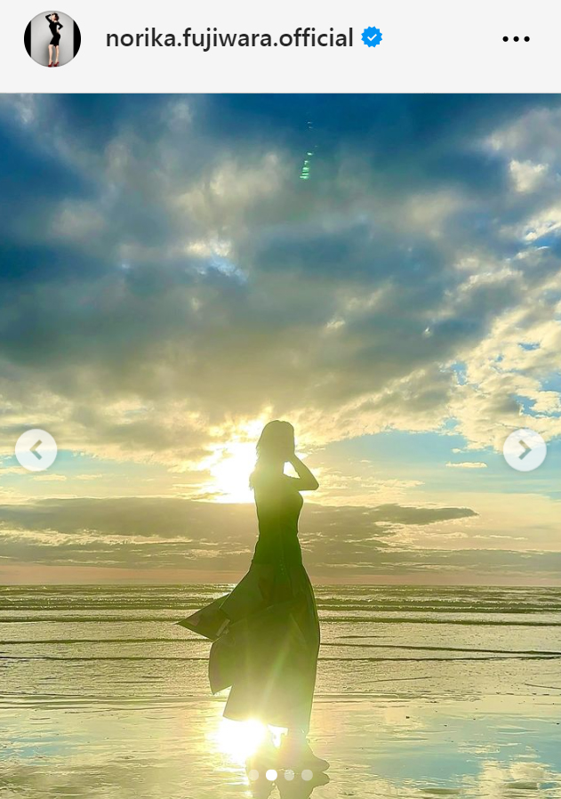 藤原紀香のインスタグラムから