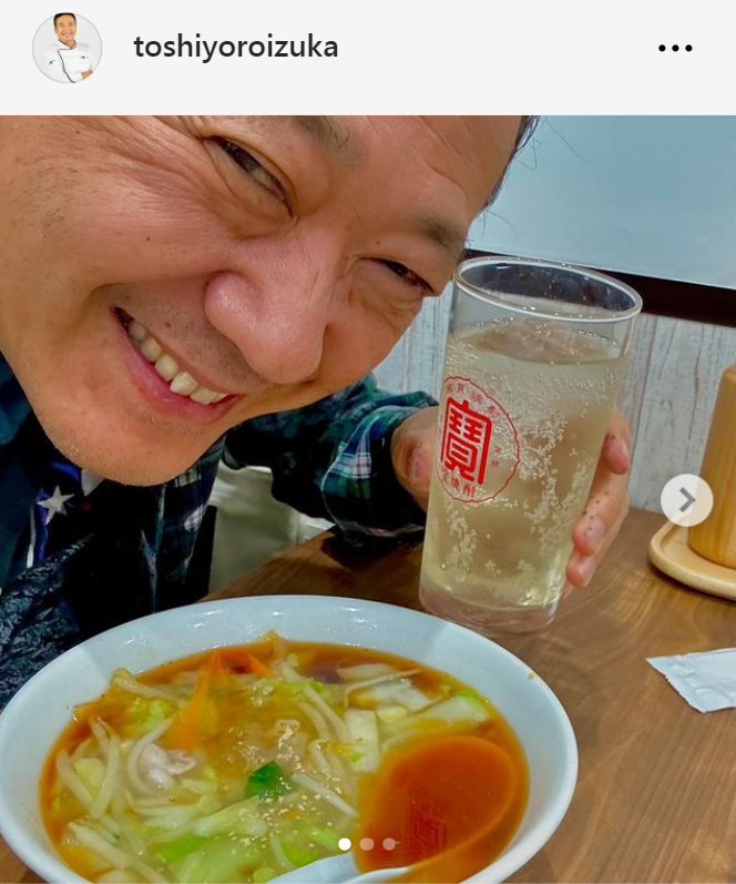 鎧塚俊彦のインスタグラムから