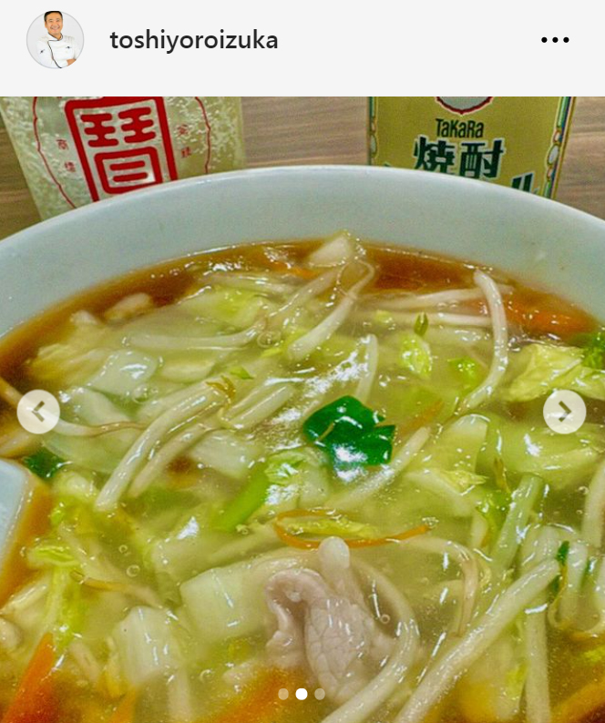 鎧塚俊彦のインスタグラムから