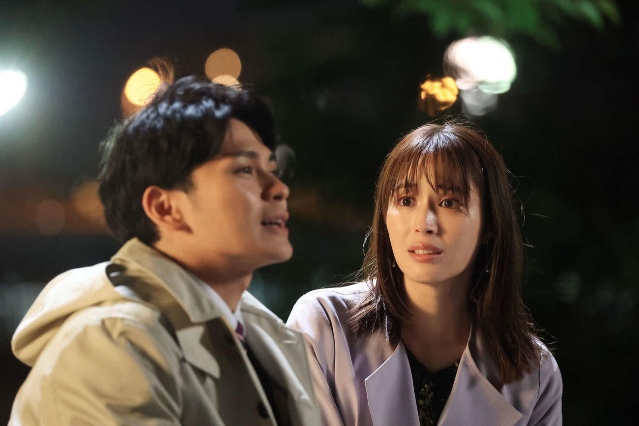 フジテレビ系「366日」に出演する眞栄田郷敦、広瀬アリス（C）フジテレビ