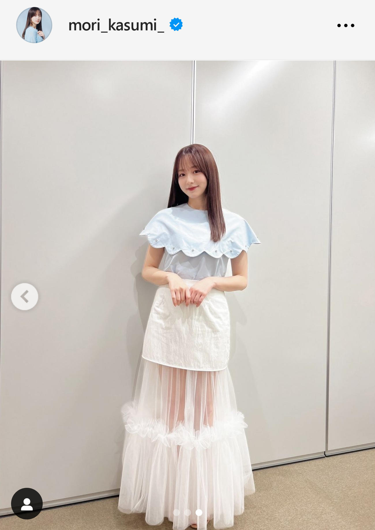 森香澄のインスタグラムから