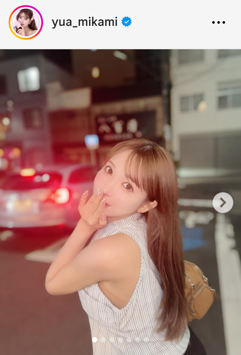 三上悠亜のインスタグラムから