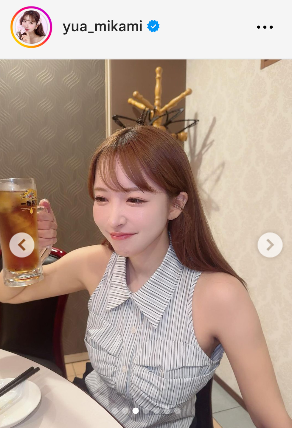 三上悠亜のインスタグラムから