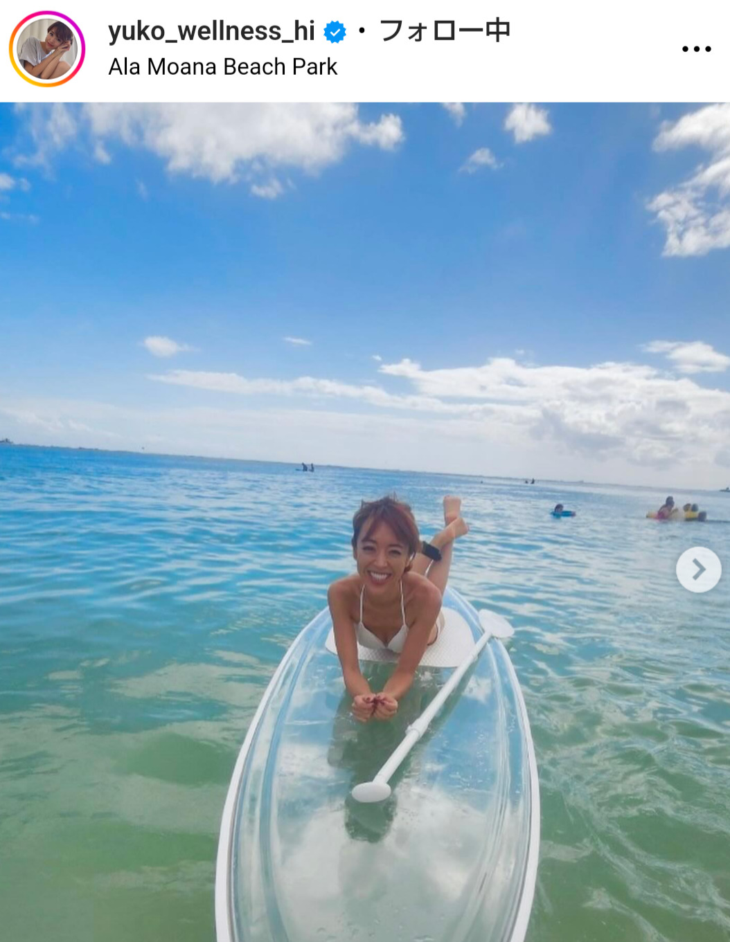 高沢悠子氏のインスタグラムから