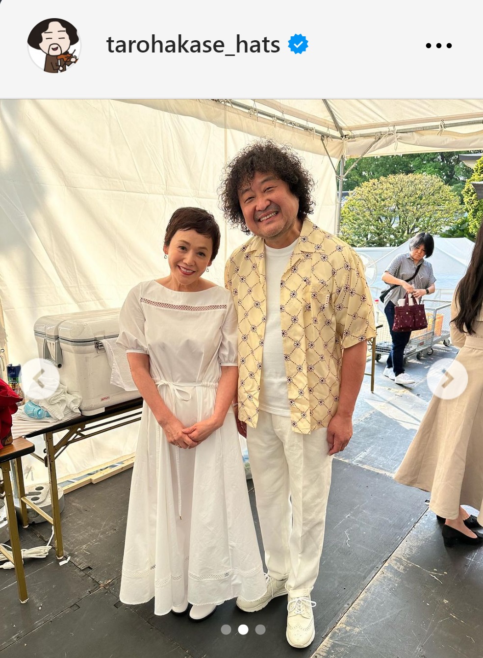 葉加瀬太郎のインスタグラムから