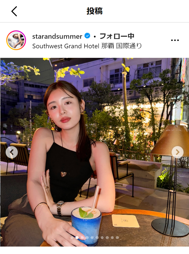 古畑星夏のインスタグラムから