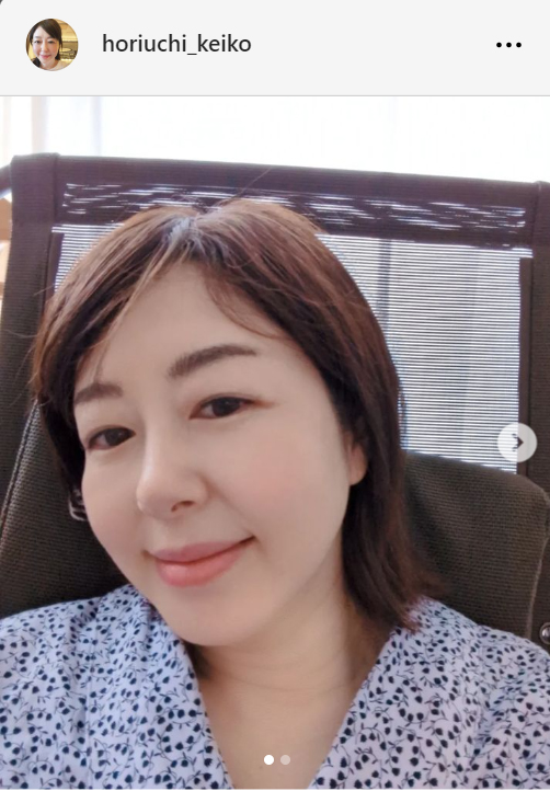 堀内敬子のインスタグラムから