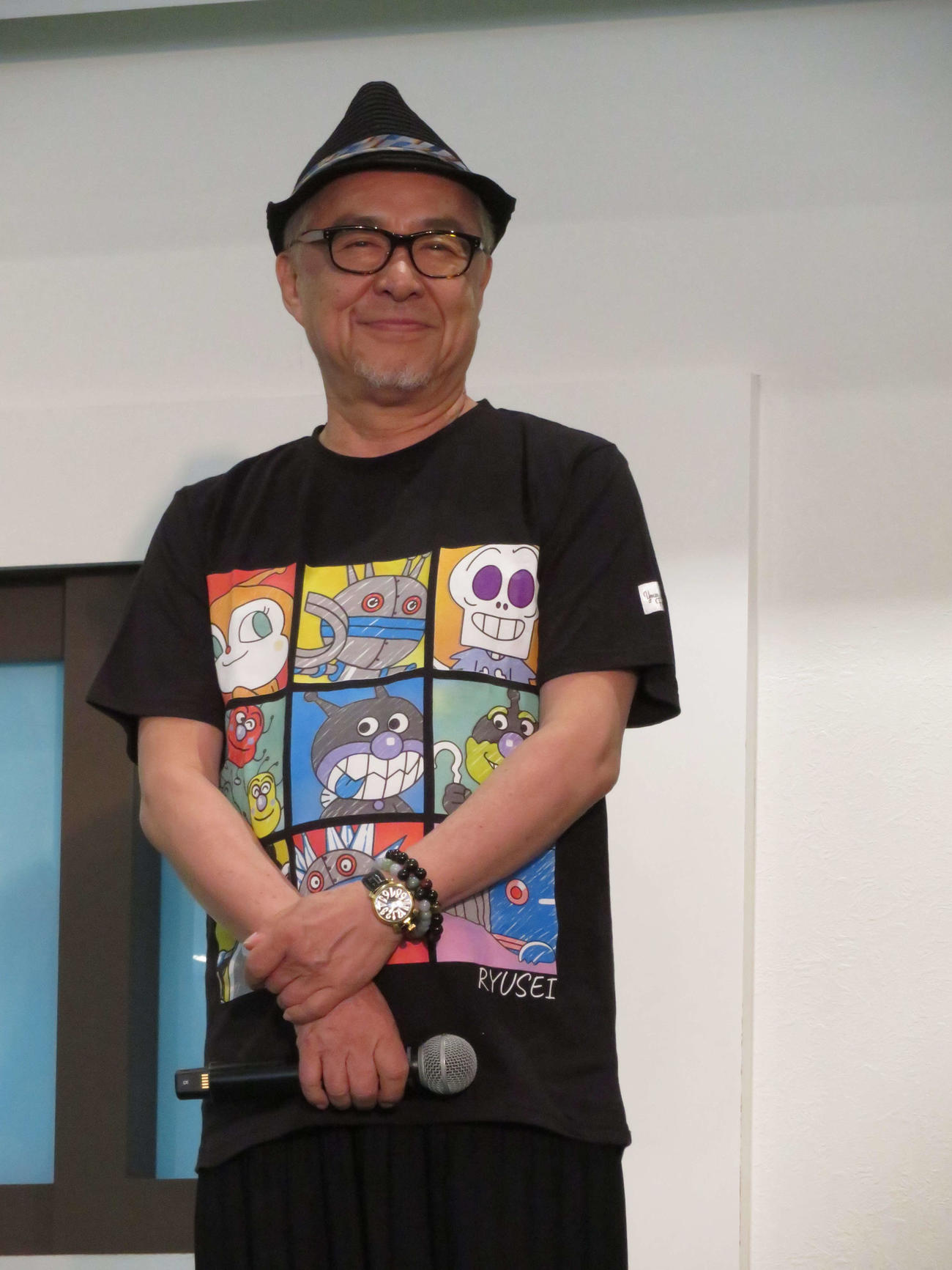 映画「それいけ！アンパンマン　ばいきんまんと絵本のルルン」公開直前イベントに登場した中尾隆聖