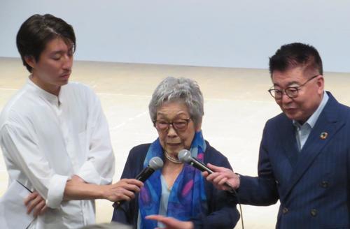 生島ヒロシ＆翔、100歳女性の生き様描いたドキュメンタリー映画でトークショー