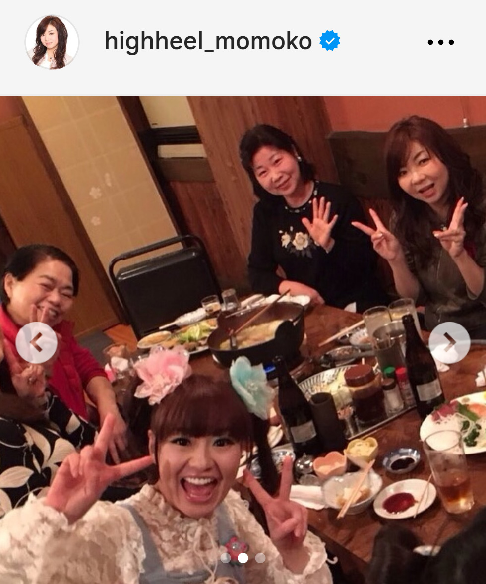 ハイヒール・モモコのインスタグラムから