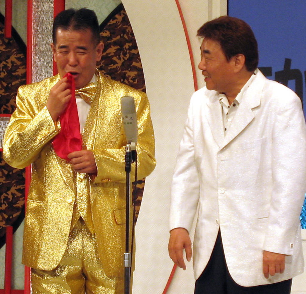 2008年5月31日、B1角座の最終日の寄席に出演した横山たかしさんと横山ひろし
