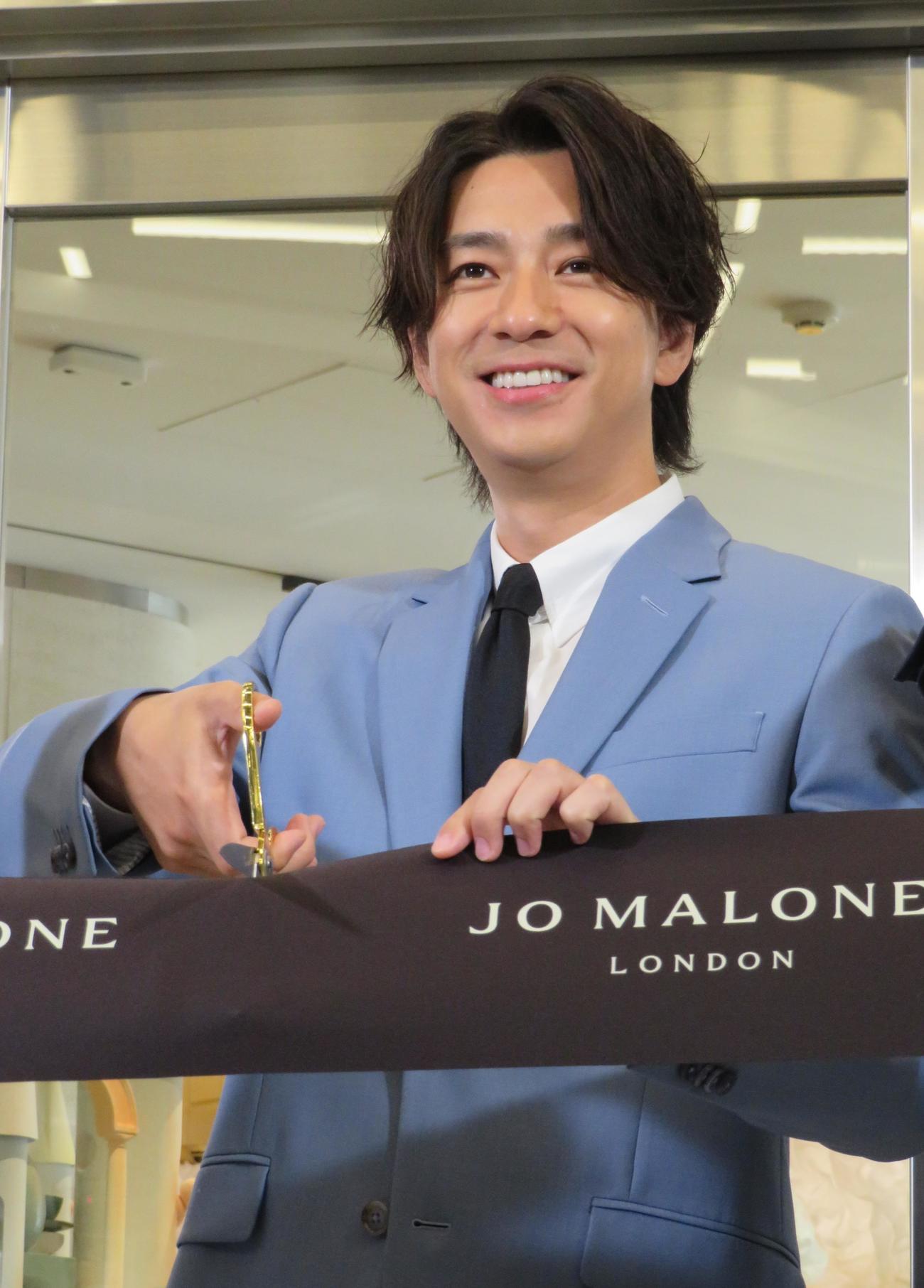 「ジョー　マローン　ロンドン　原宿」のオープニングイベントに参加した三浦翔平