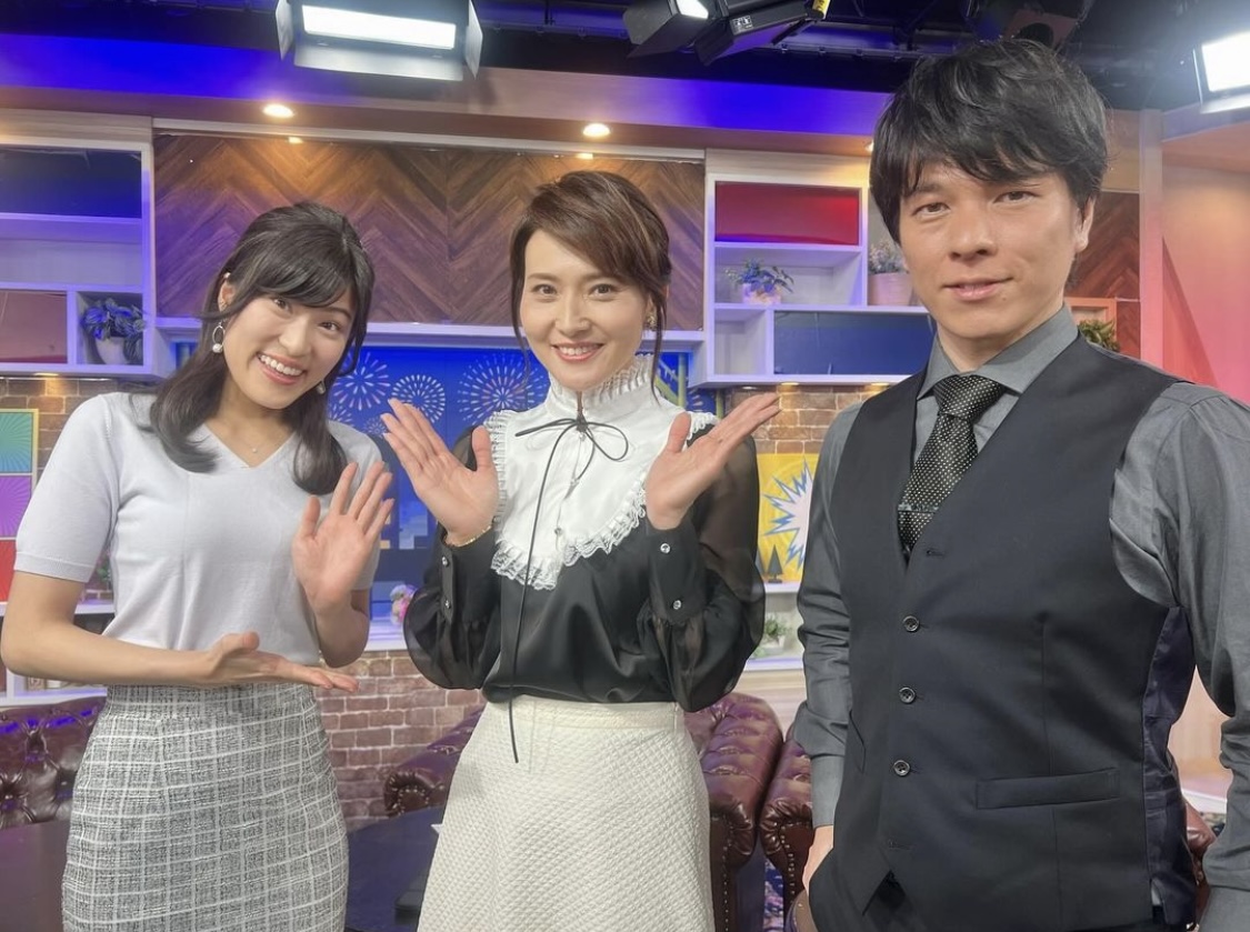 「バラいろダンディ」出演の竹内里奈アナのインスタグラムから