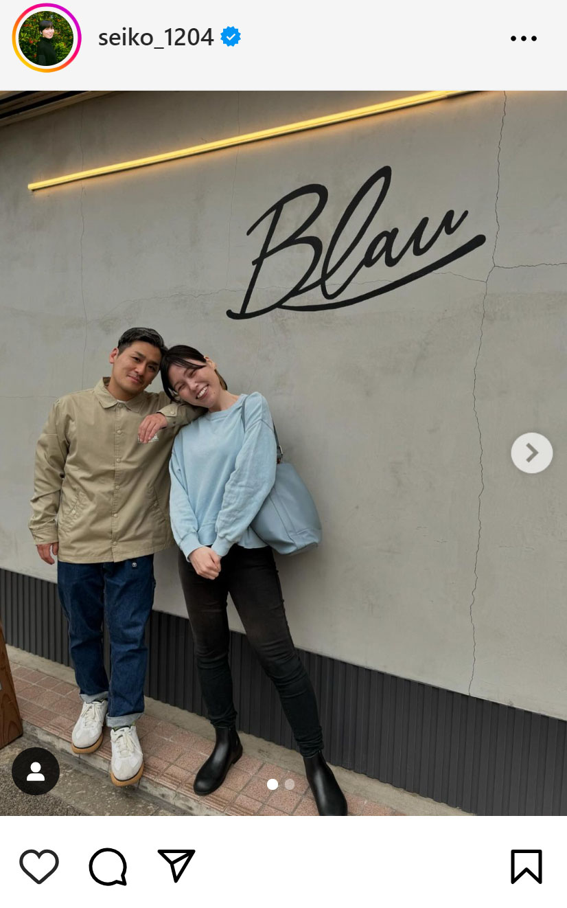 誠子のインスタグラムから