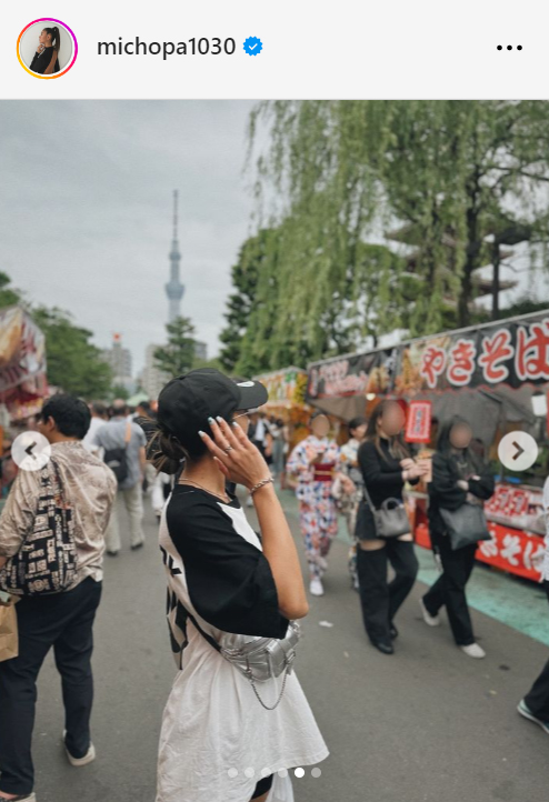 みちょぱのインスタグラムから