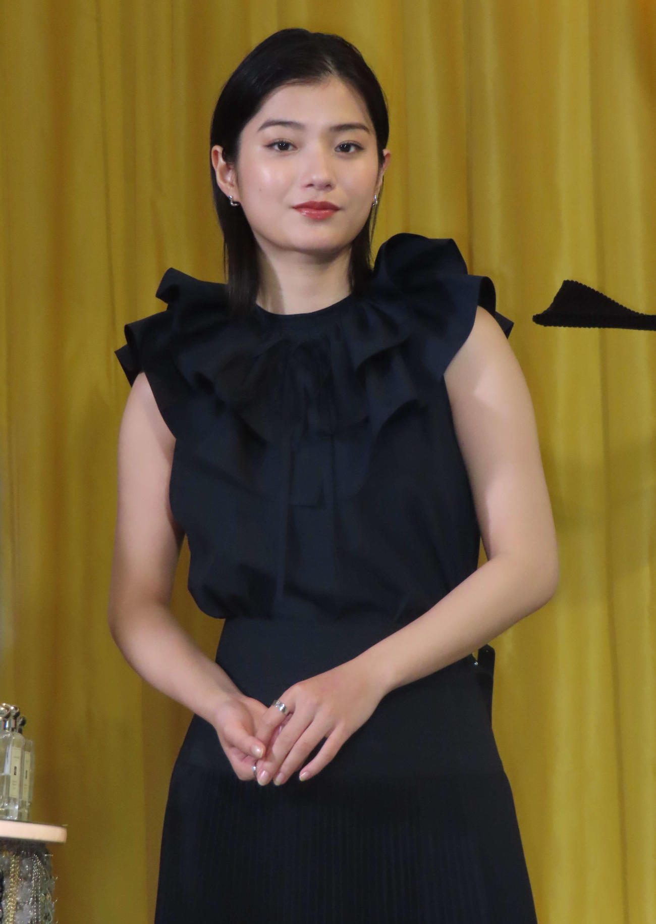 「ジョー　マローン　ロンドン　原宿」グランドオープニングフォトコールに登場した蒔田彩珠