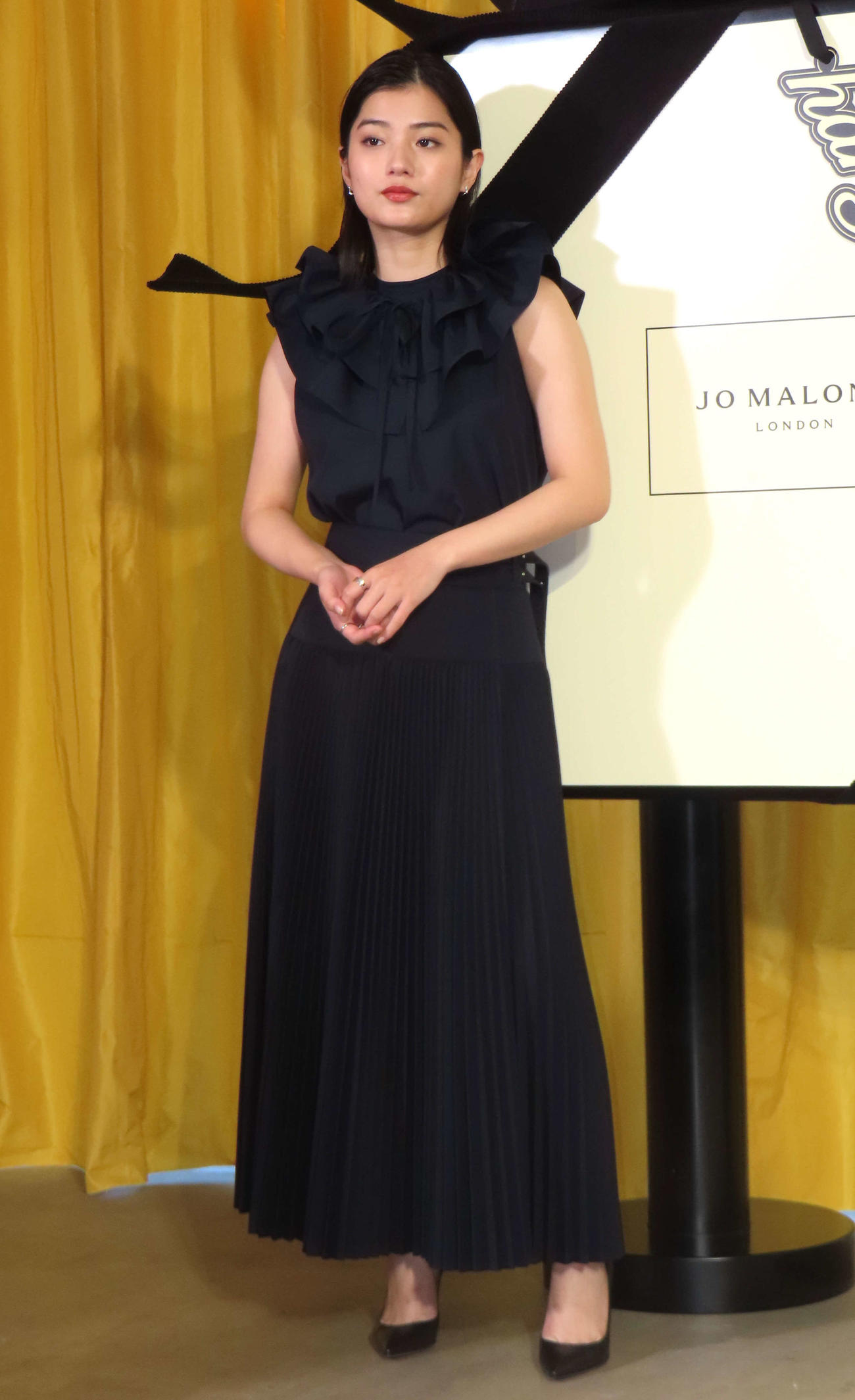 「ジョー　マローン　ロンドン　原宿」グランドオープニングフォトコールに登場した蒔田彩珠