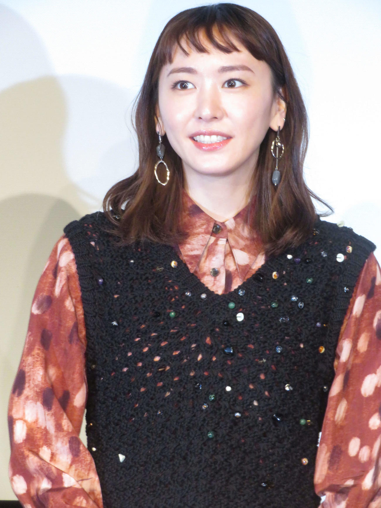 映画「違国日記」公開直前イベントに登壇した新垣結衣（撮影・村上幸将）