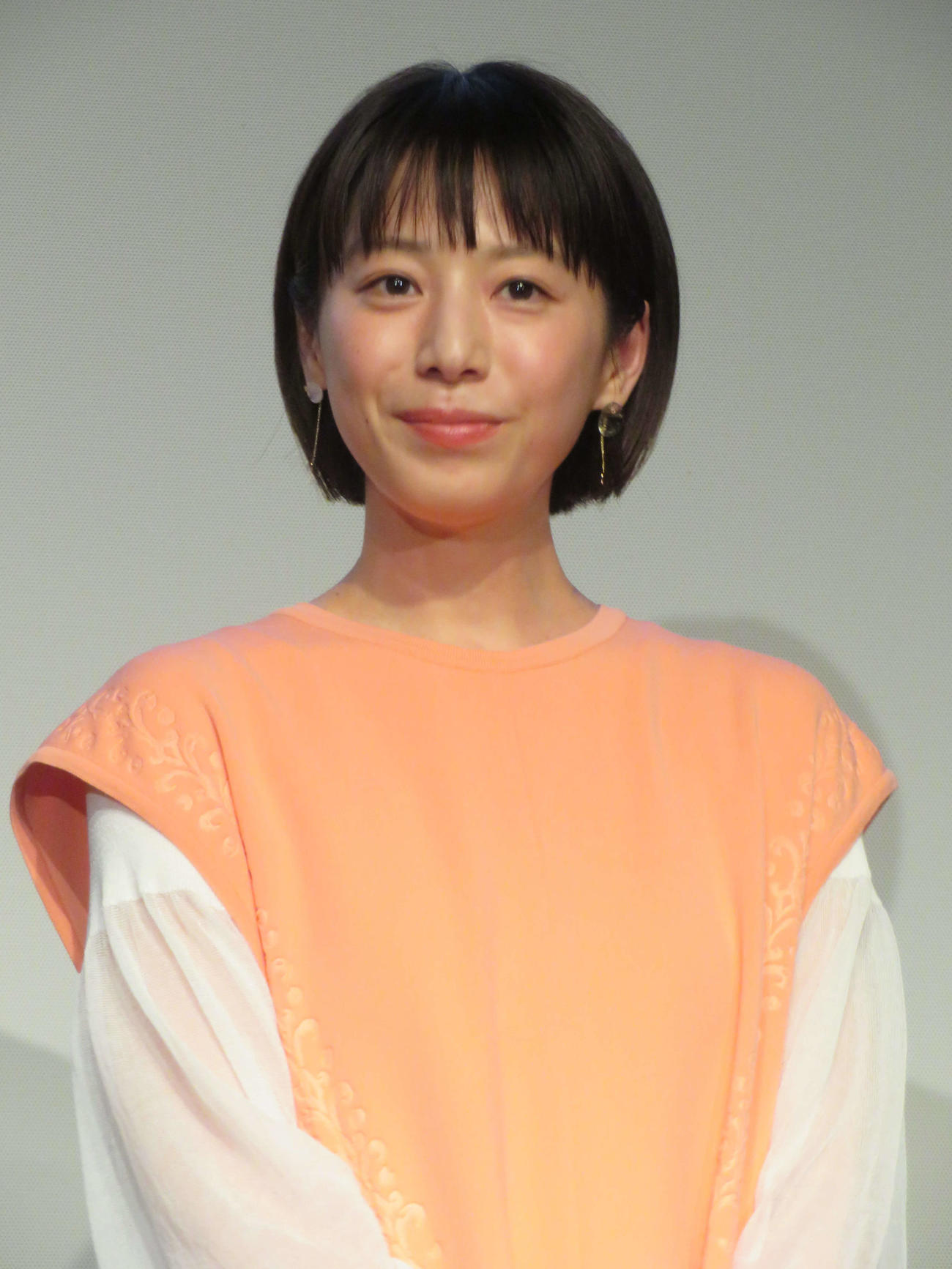 映画「違国日記」公開直前イベントに登壇した夏帆（撮影・村上幸将）