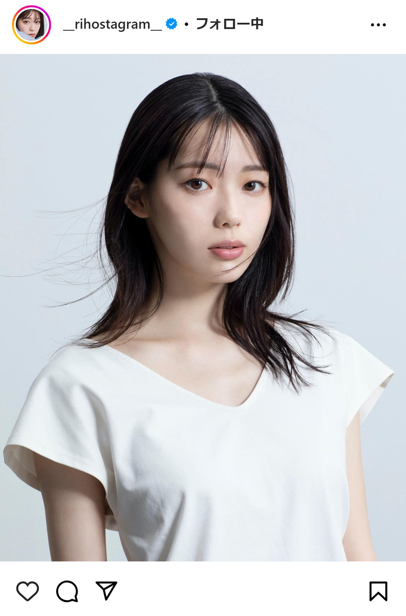 中村里帆のインスタグラムから