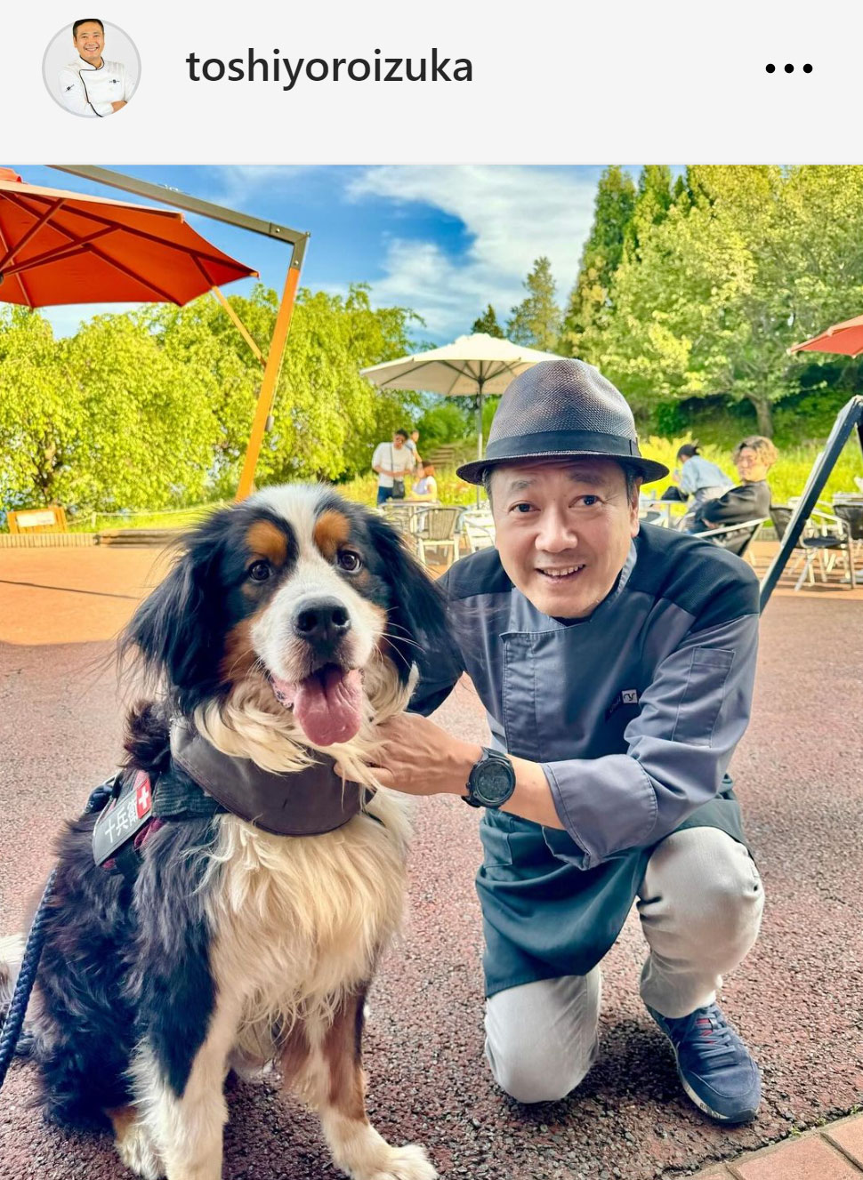 鎧塚俊彦氏のインスタグラムから