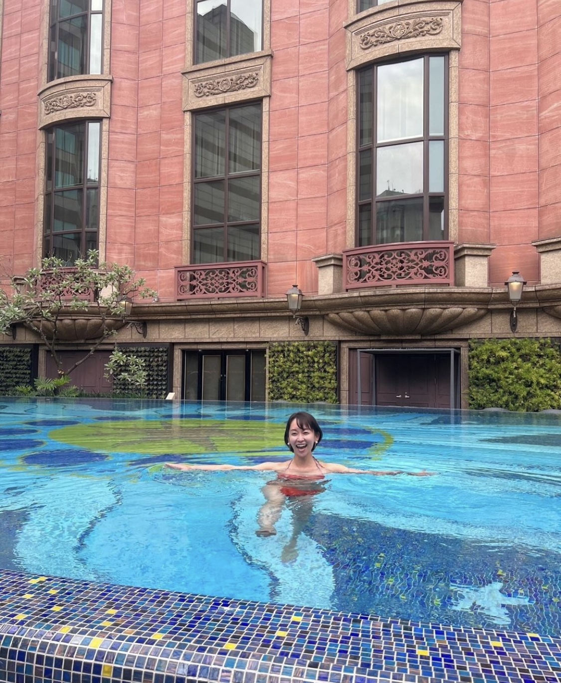出水麻衣アナのインスタグラムから