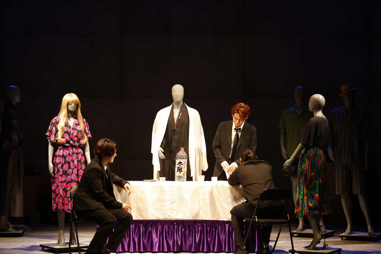 崎山つばさ、安西慎太郎、田村心の3人芝居「怪物の息子たち」