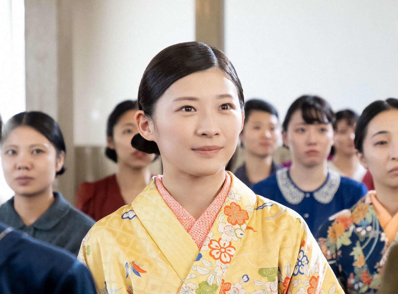NHK連続テレビ小説「虎に翼」の場面写真。佐田寅子役・伊藤沙莉