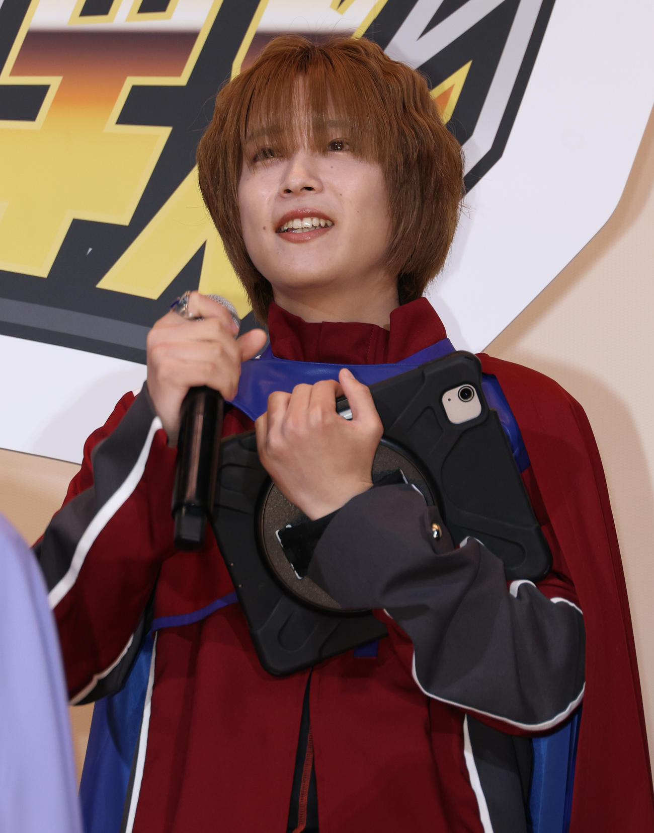 「仮面ライダーガッチャード」鶴原錆丸役の富園力也（2023年12月撮影）