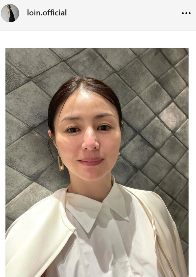 井川遥のインスタグラムから