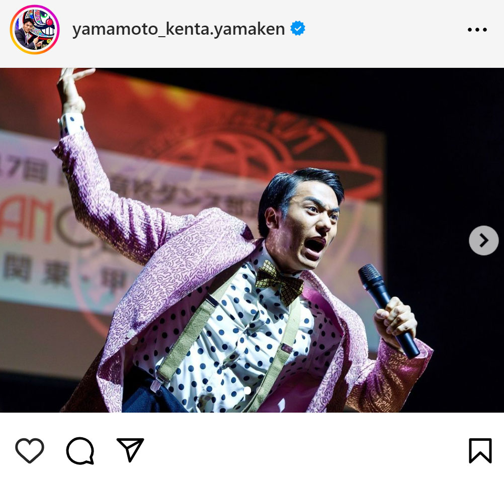 山本賢太アナのインスタグラムから