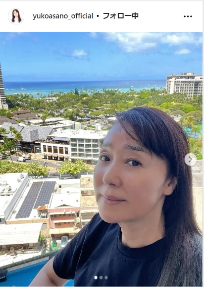 浅野ゆう子の公式インスタグラムから