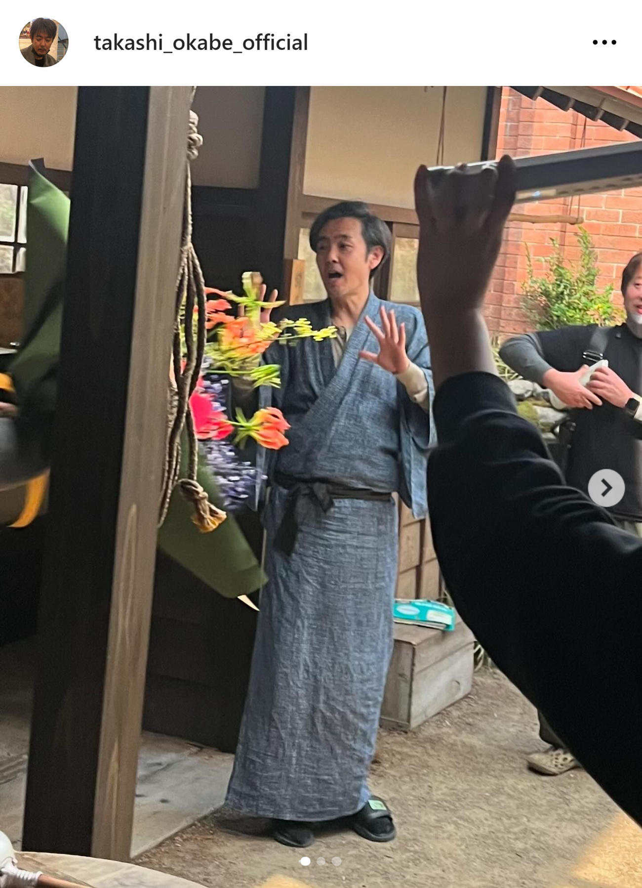 岡部たかしのインスタグラムから