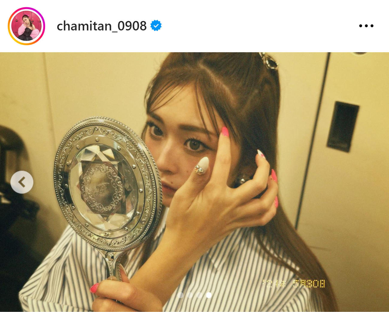 ゆうちゃみこと古川優奈のインスタグラムから