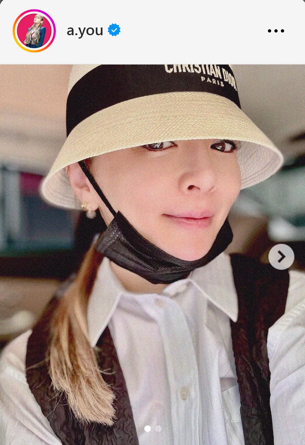 浜崎あゆみのインスタグラムから