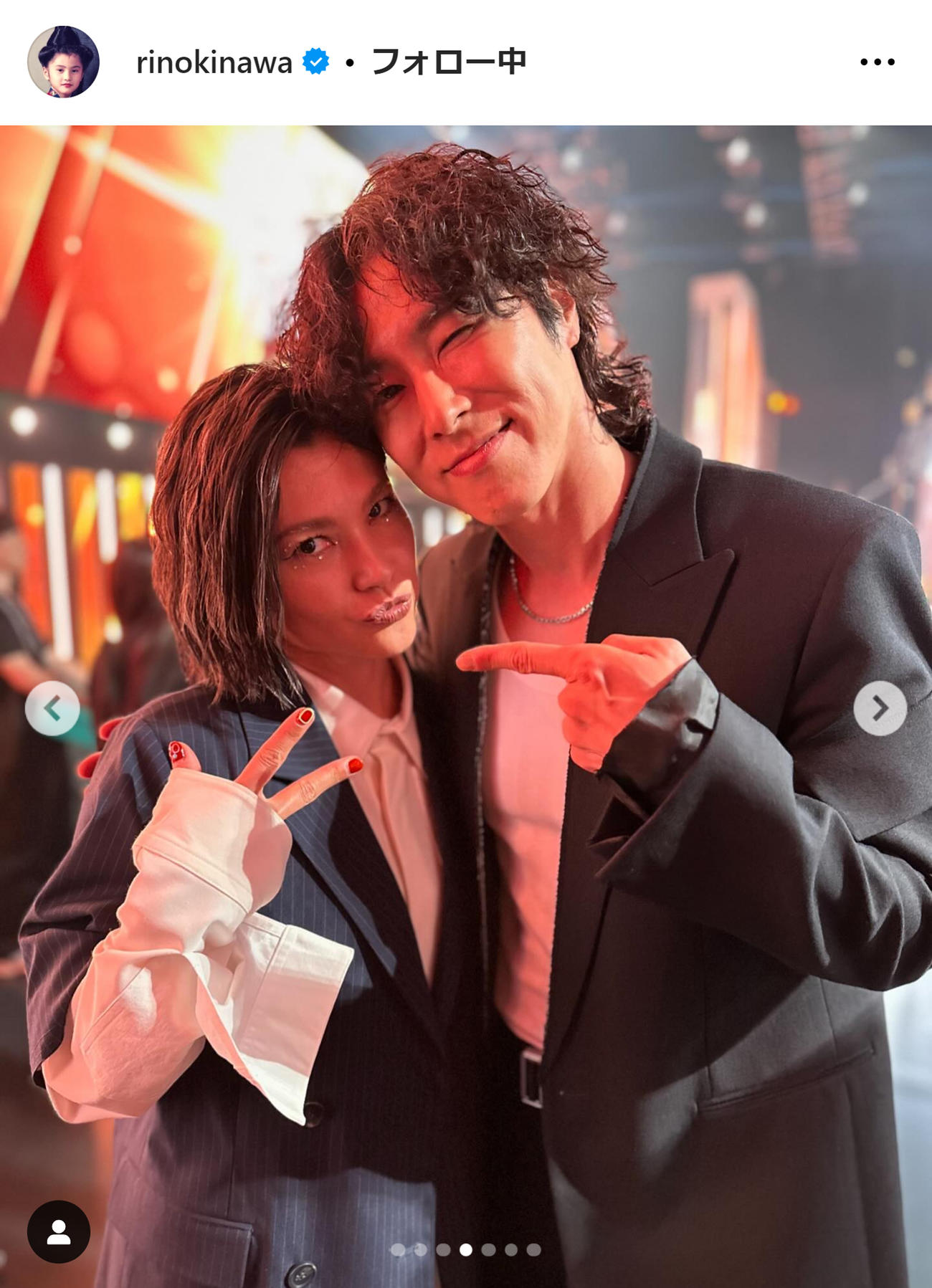 仲宗根梨乃のインスタグラムから