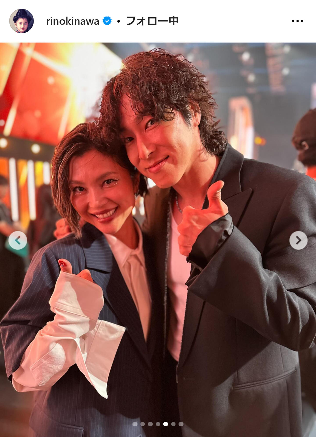 仲宗根梨乃のインスタグラムから