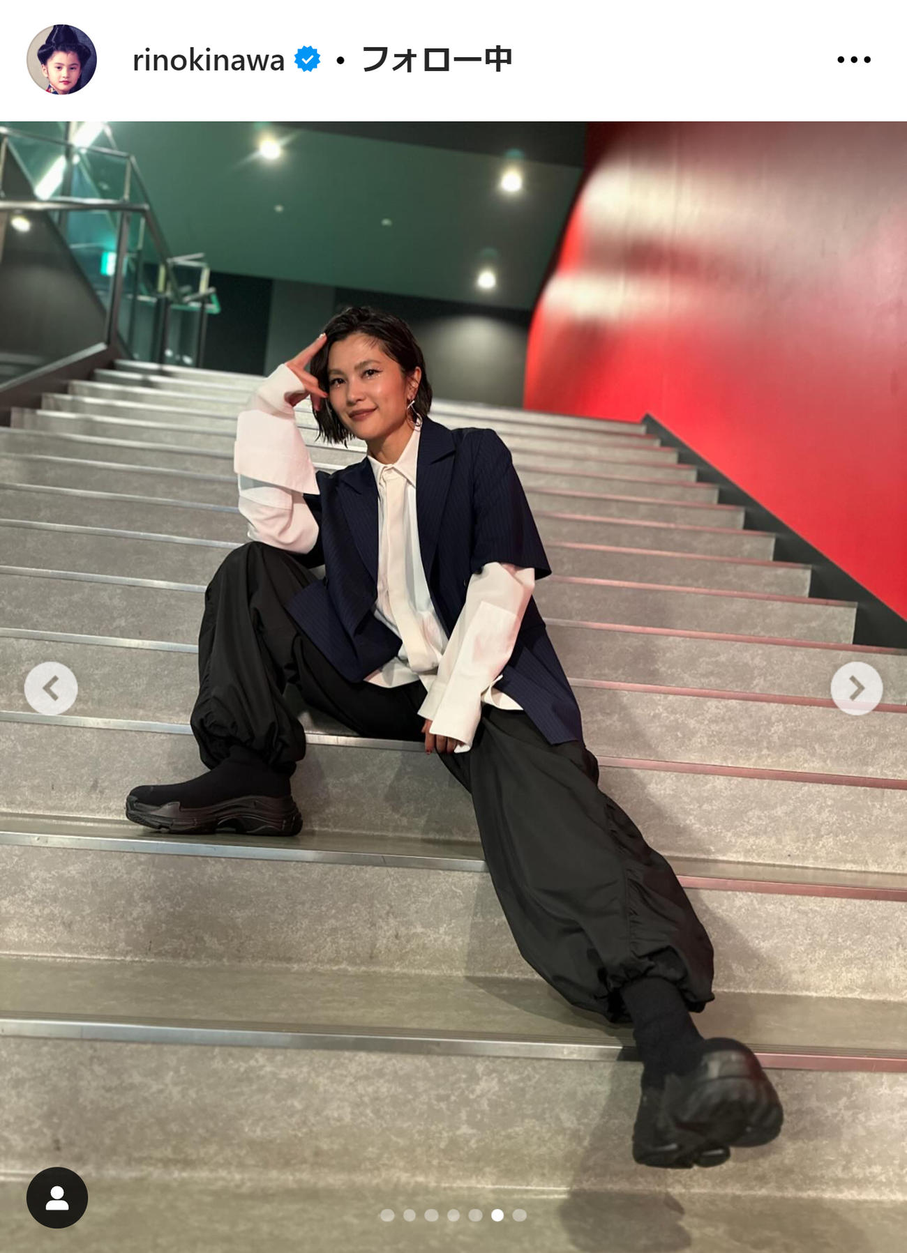 仲宗根梨乃のインスタグラムから