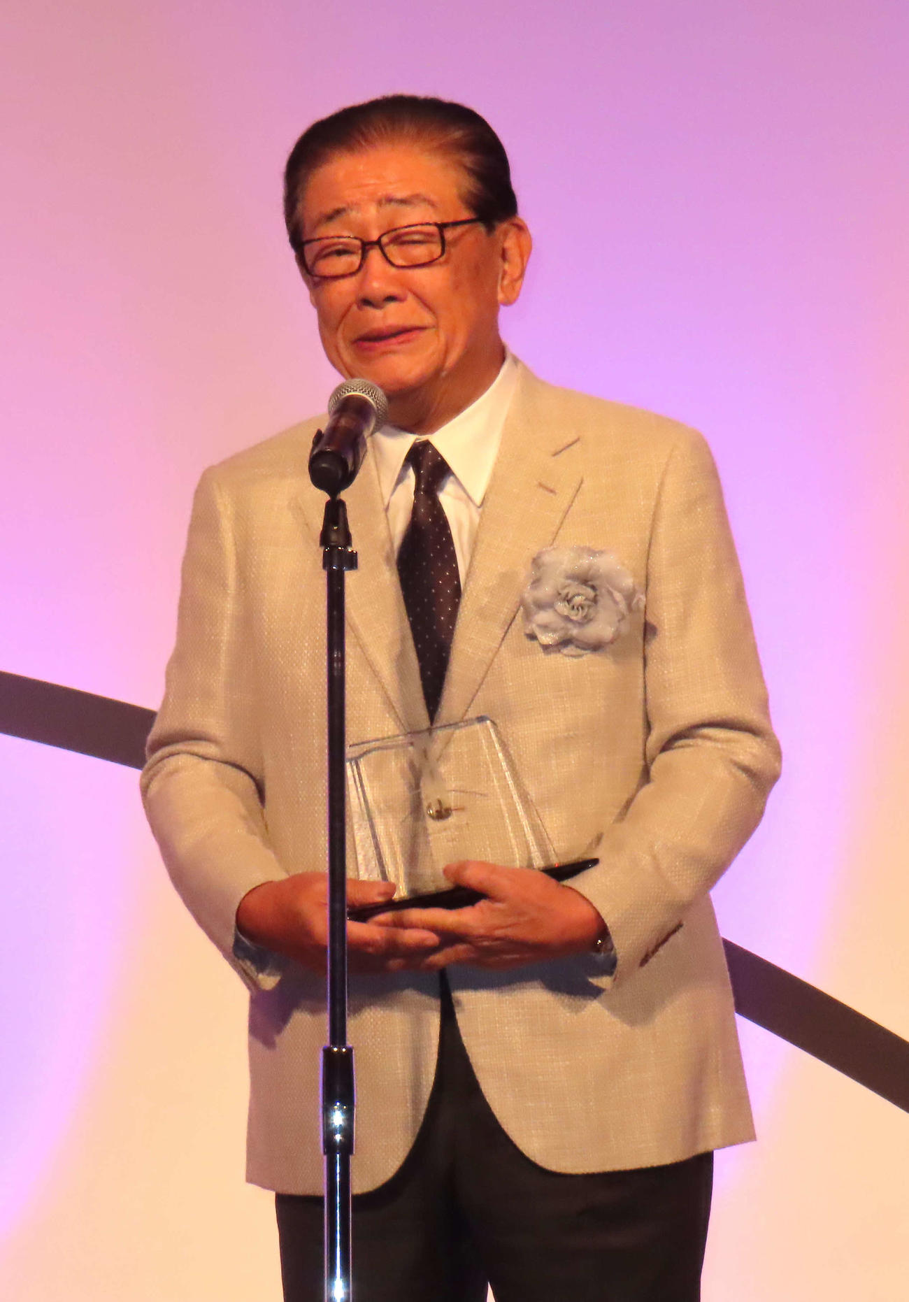 「第61回ギャラクシー賞贈賞式」に登場した関口宏