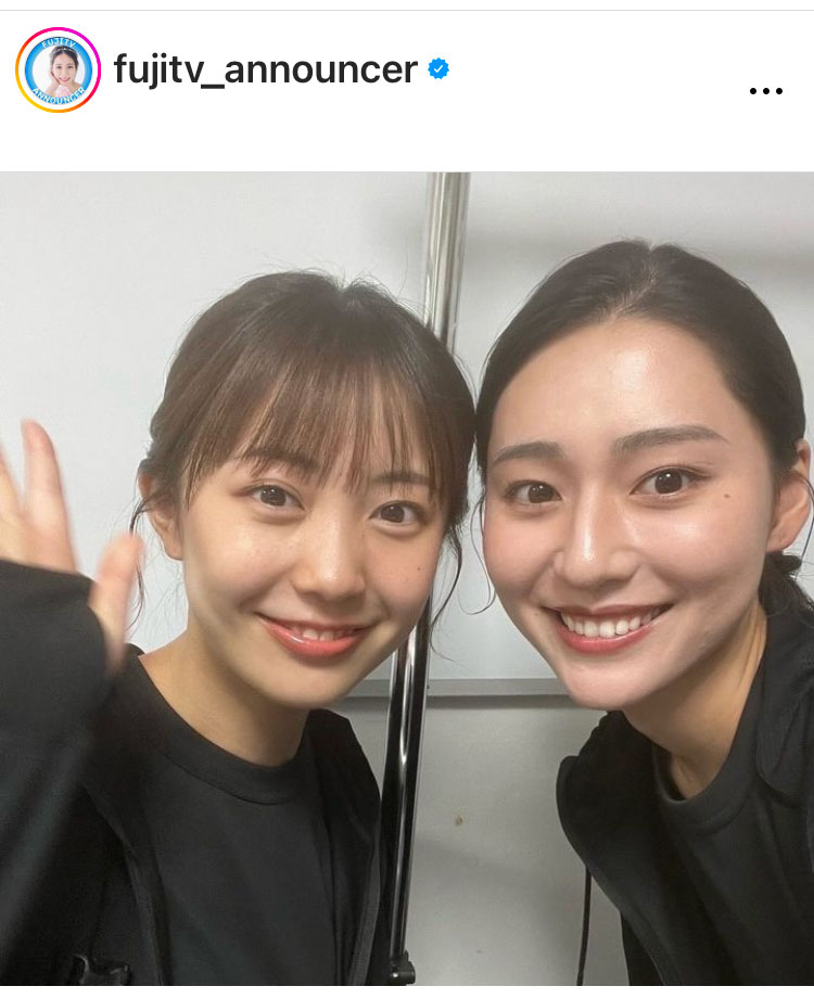 フジテレビアナウンサー公式インスタグラムから