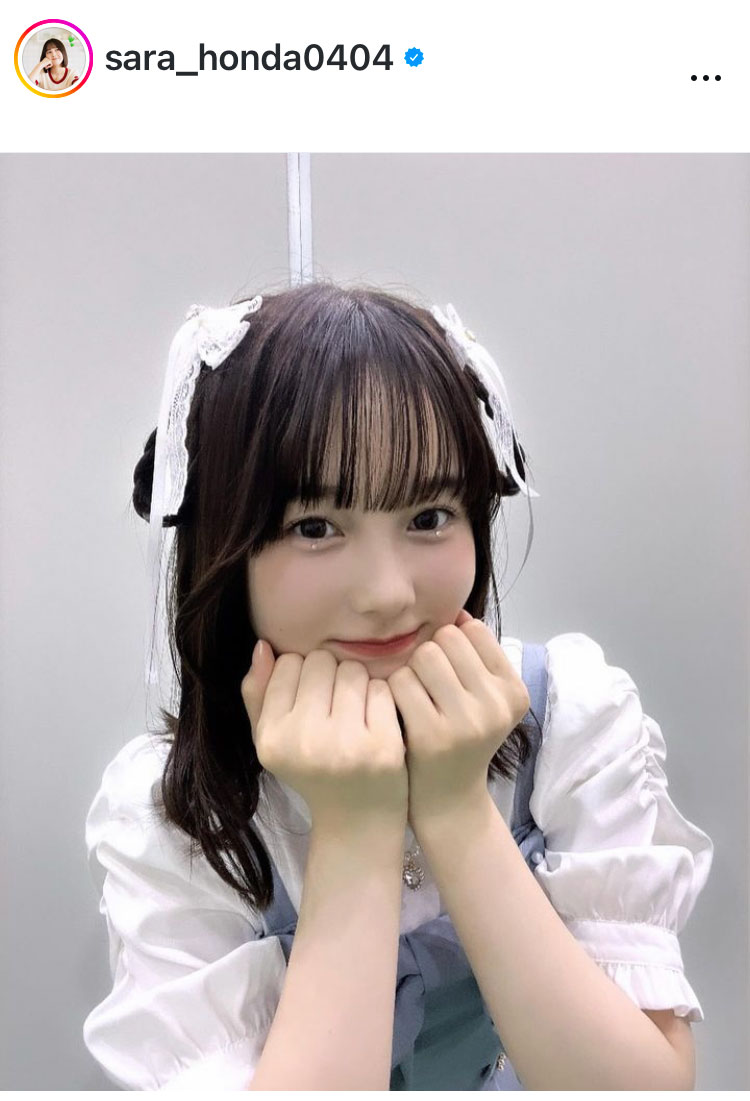 本田紗来のインスタグラムから
