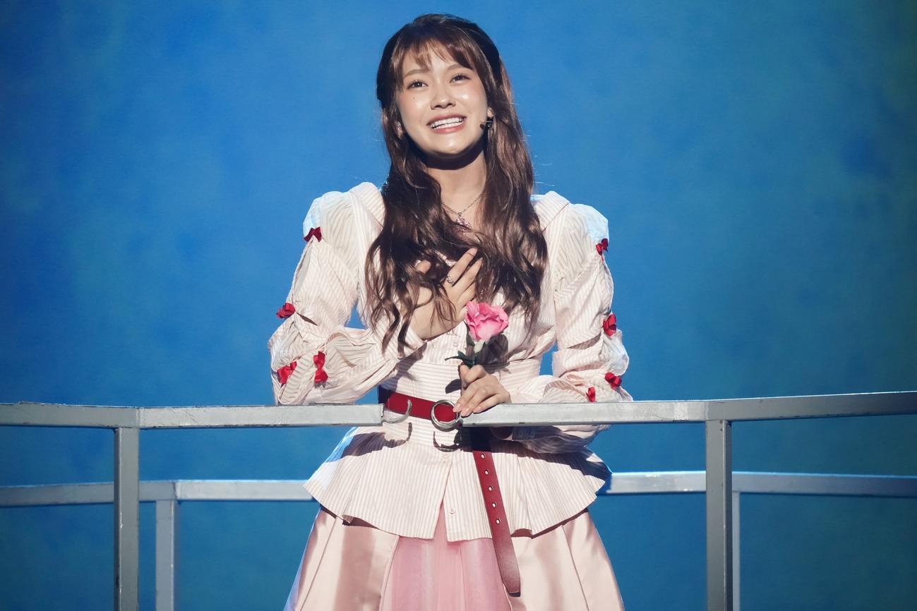 ミュージカル「ロミオ＆ジュリエット」でジュリエットを演じている乃木坂46奥田いろは