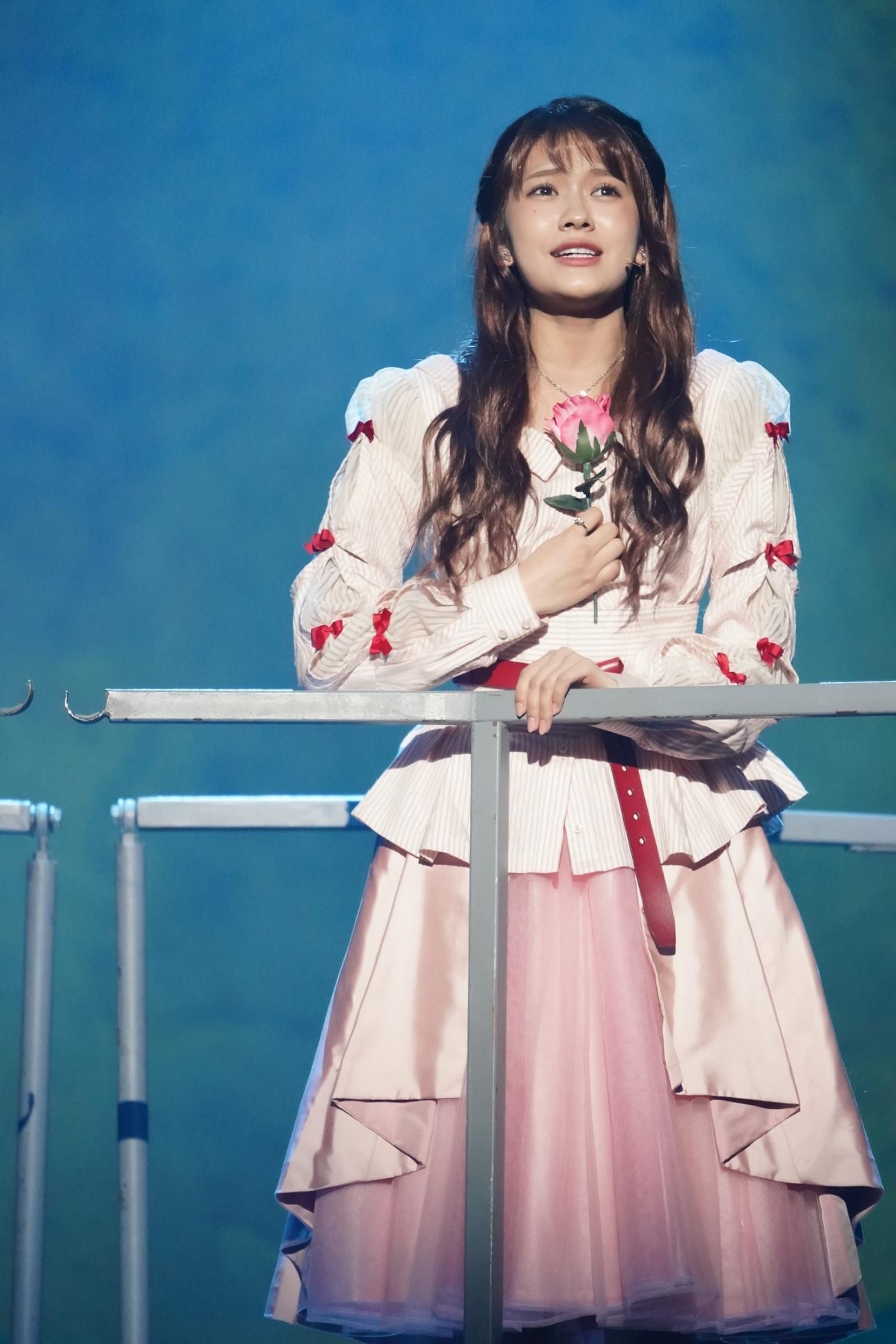ミュージカル「ロミオ＆ジュリエット」でジュリエットを演じている乃木坂46奥田いろは