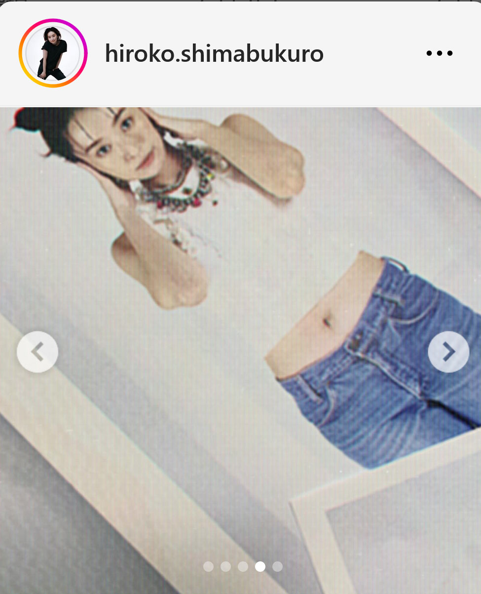 SPEED島袋寛子のインスタグラムから