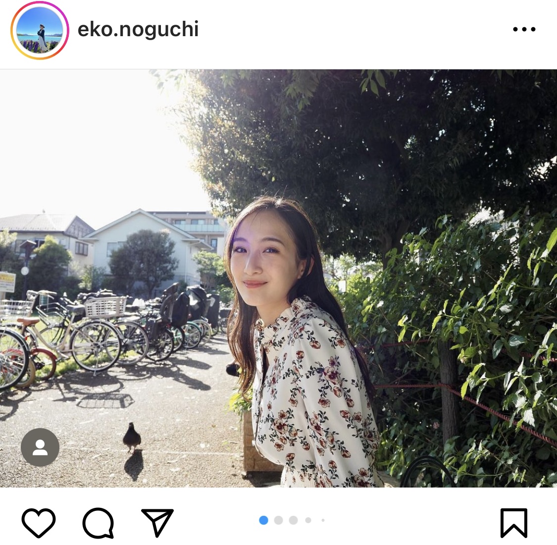 野口絵子さんインスタグラムから