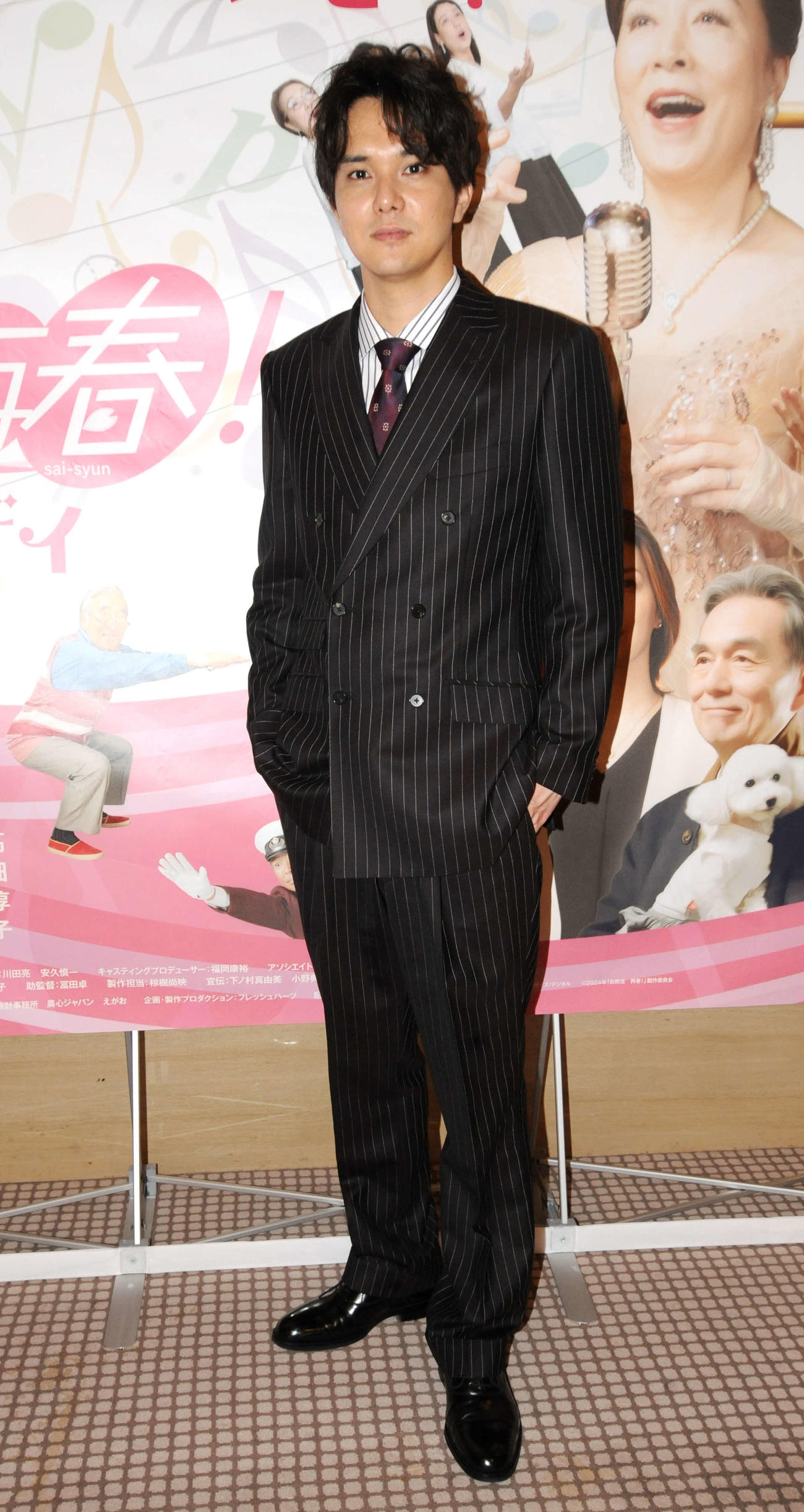 映画「お終活　再春！人生ラプソディ」に出演する水野勝（撮影・松尾幸之介）
