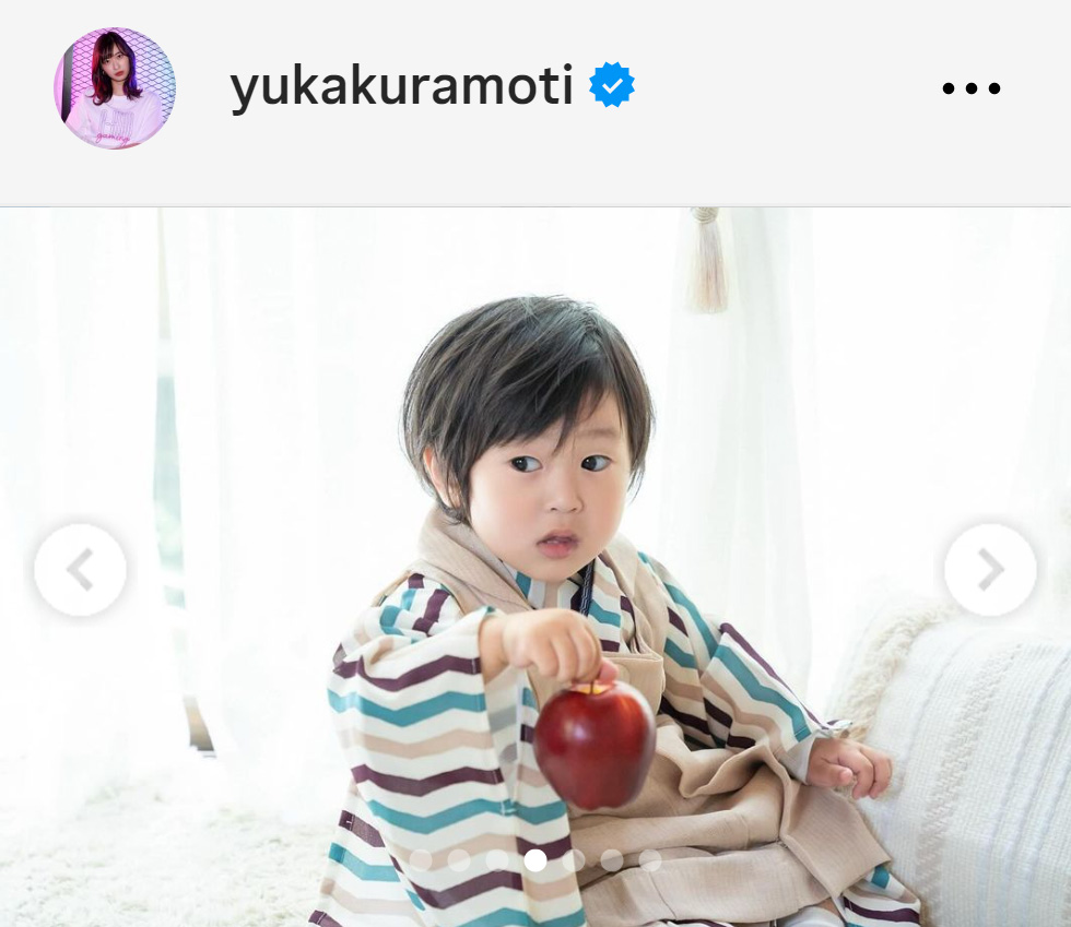 倉持由香のインスタグラムから