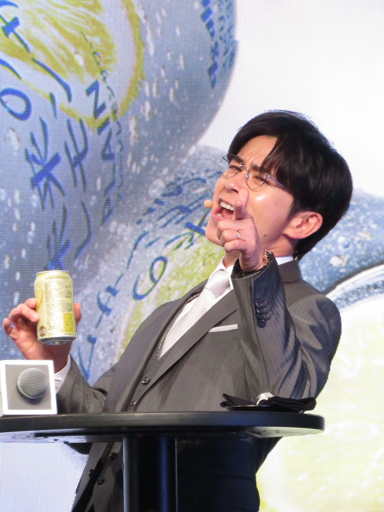 アサヒビール「未来のレモンサワー」発売記念イベントに出席した藤森慎吾