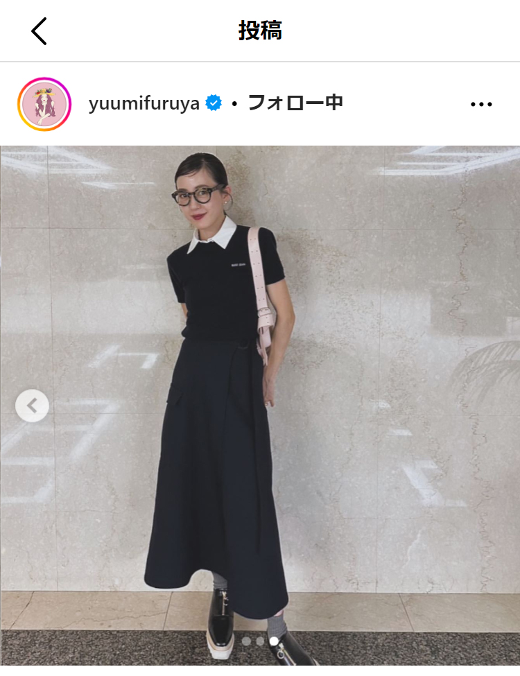 古谷有美アナのインスタグラムから