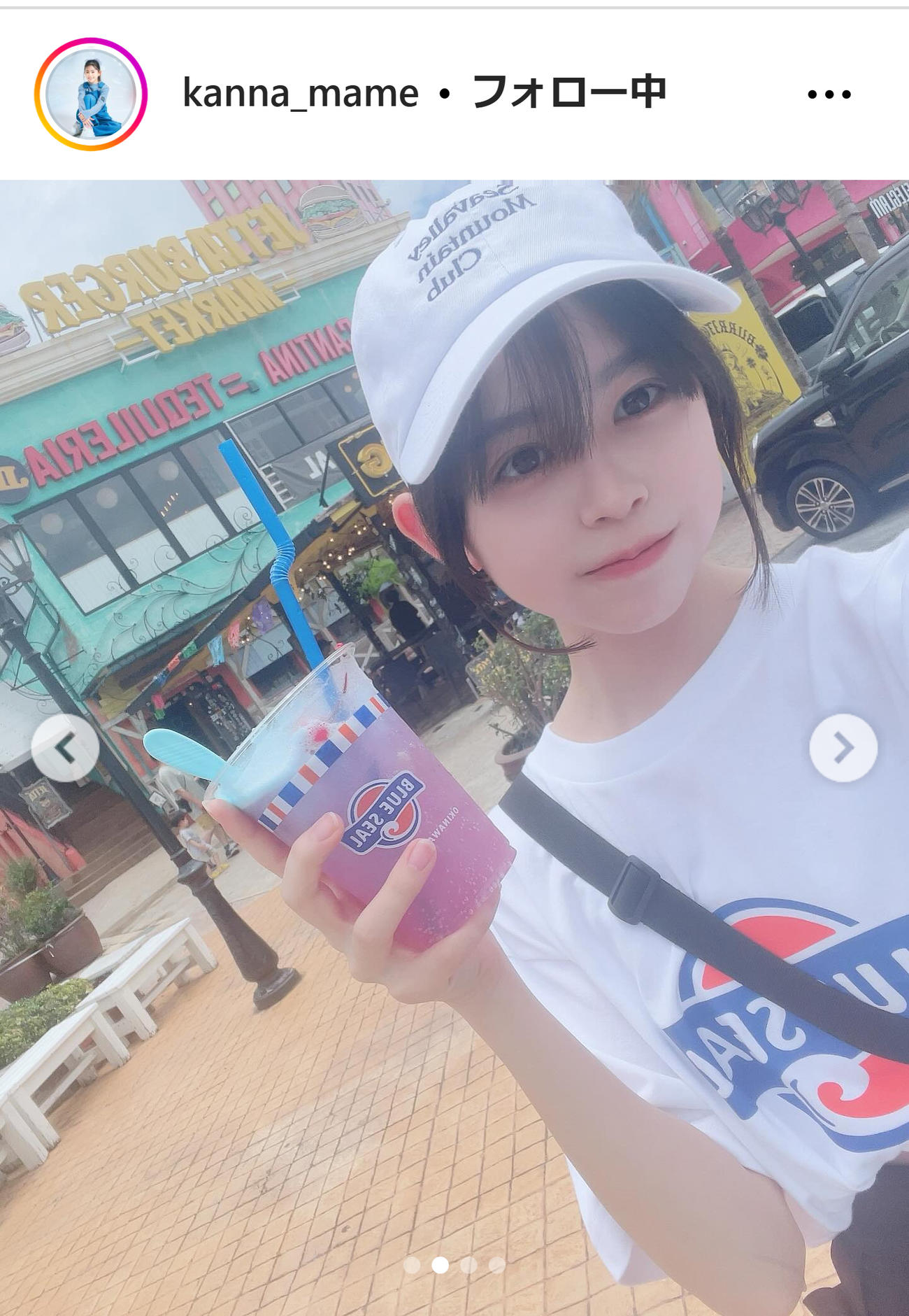 梶原叶渚のインスタグラムから